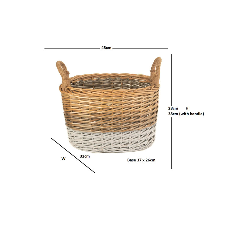 Bay Isle Home Wicker Laundry Basket Wayfair.co.uk